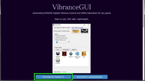 VibranceGUIの使用方法 - Raison Detre - ゲームやスマホの情報サイト