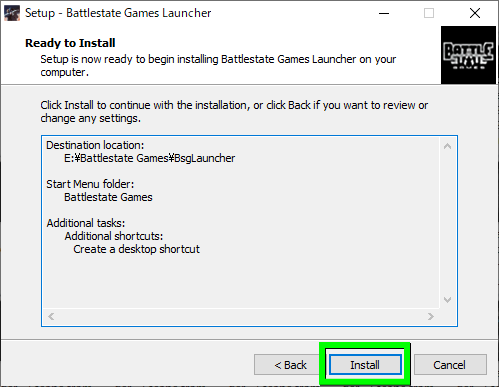 install battlestate games launcher from different drive