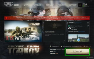 【EFT】Escape from Tarkovのインストール方法【BSG Launcher】