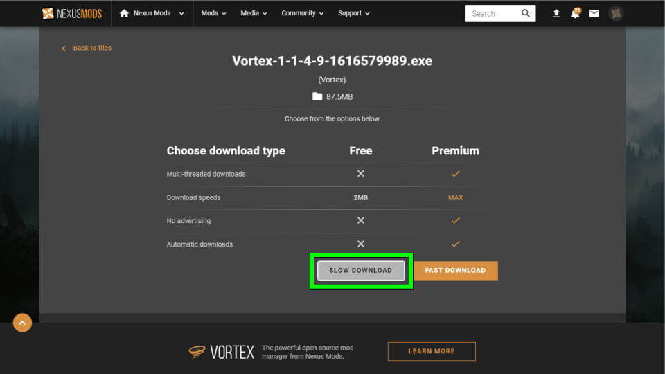 vortex installer