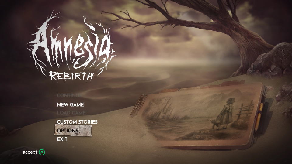 Amnesia: Rebirthの操作確認