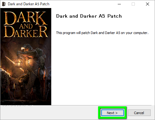 Dark and Darkerの更新方法-3