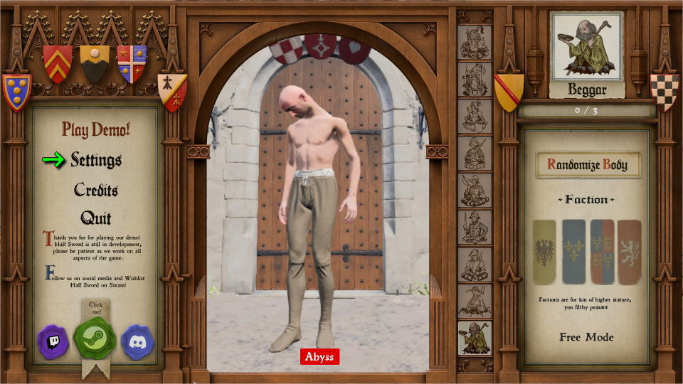 Half Swordの操作を確認する方法