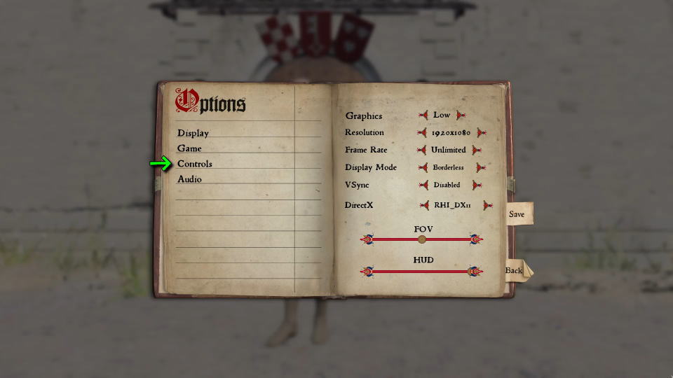 Half Swordの操作を確認する方法-2