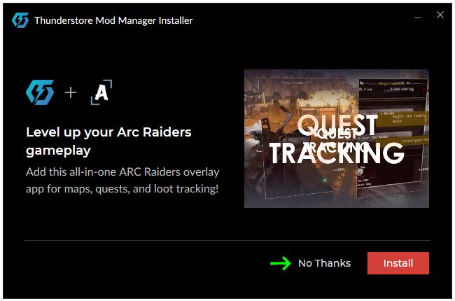 Thunderstore Mod Managerのインストール-3