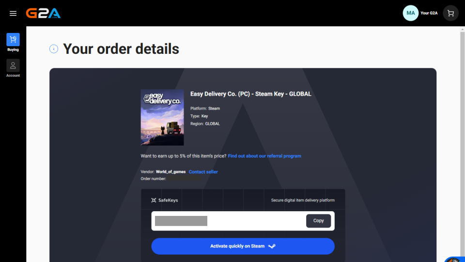 asy Delivery Co.の入手場所