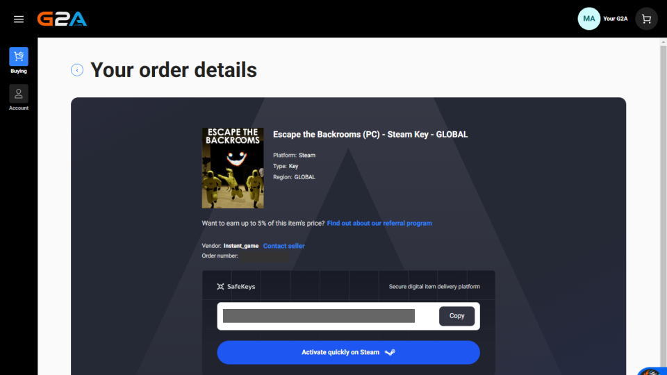 Escape the Backroomsの入手場所