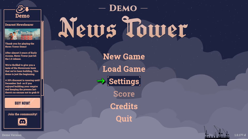 News Towerの日本語対応状況