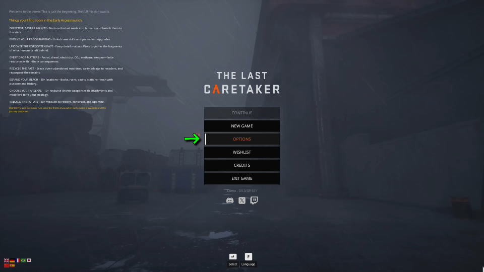 The Last Caretakerを日本語化する方法