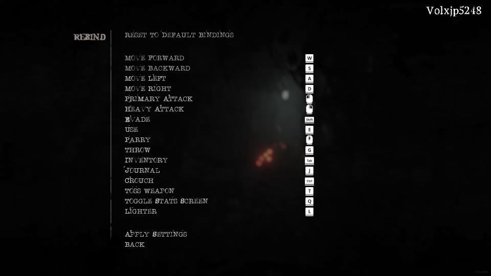 Total Chaosのキーボード設定