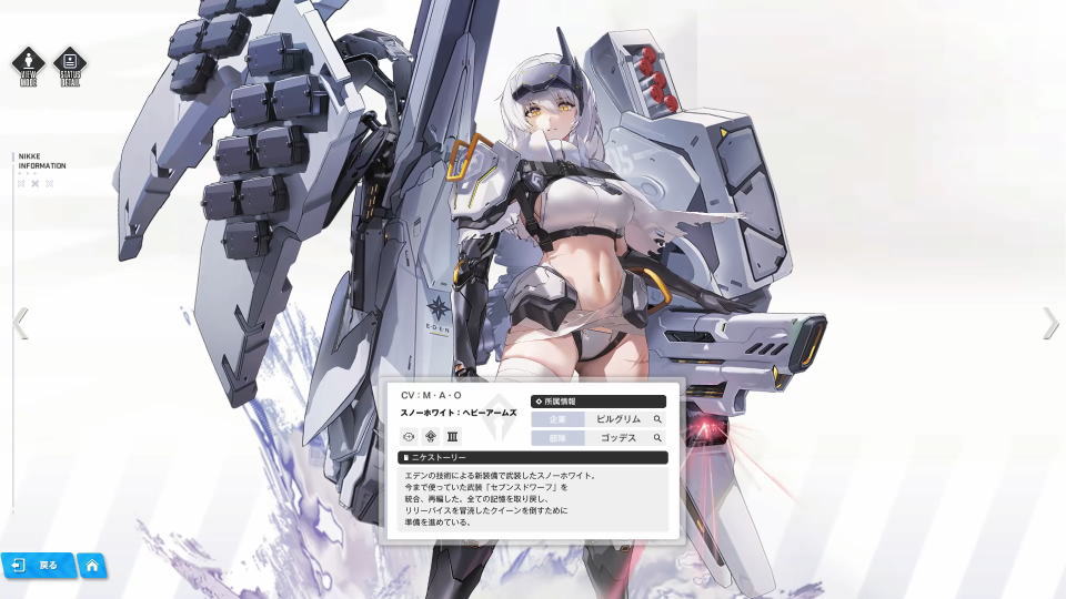 スノーホワイト:ヘビーアームズのストーリー