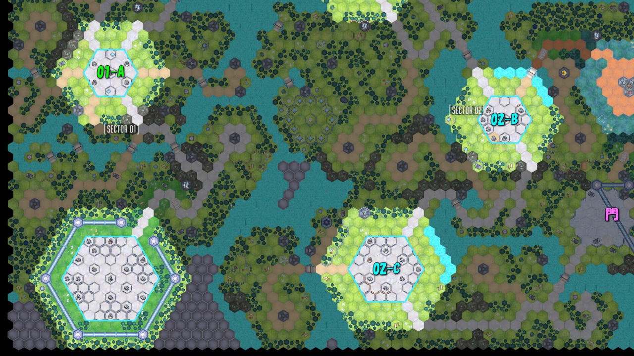 SECTOR 01付近のマップ