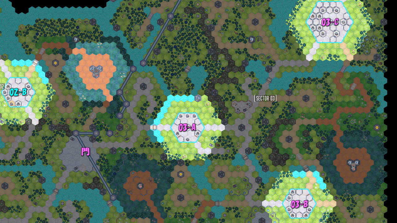 SECTOR 03付近のマップ