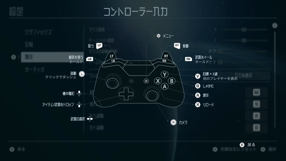 Species Unknownのコントローラー設定