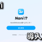 nani install settings