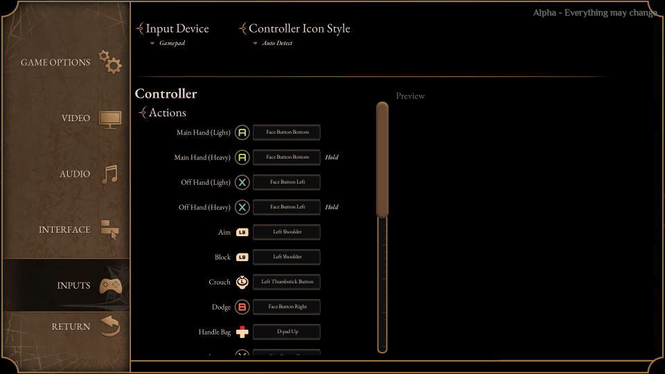 Outward 2のコントローラー設定-2