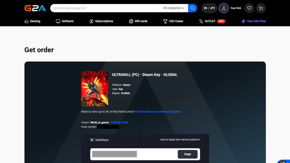 ULTRAKILLの入手場所