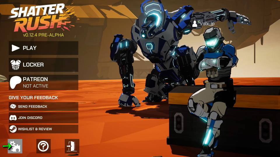 ShatterRushの操作を確認する方法