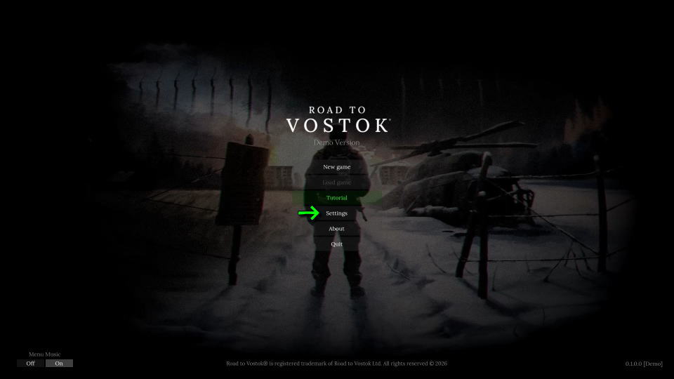 Road to Vostokの操作を確認する方法