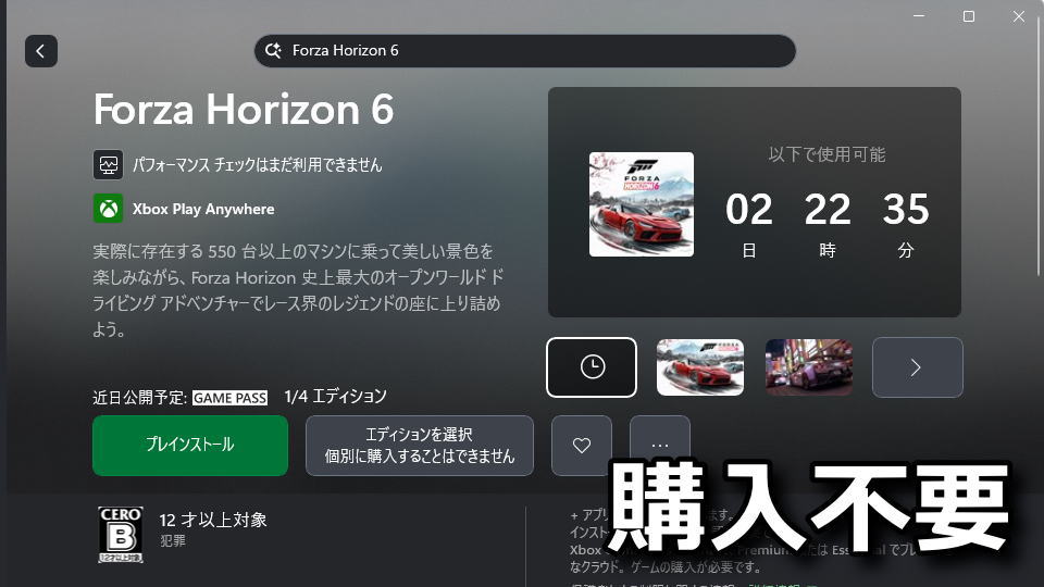 Forza Horizon 6を安くプレイする方法