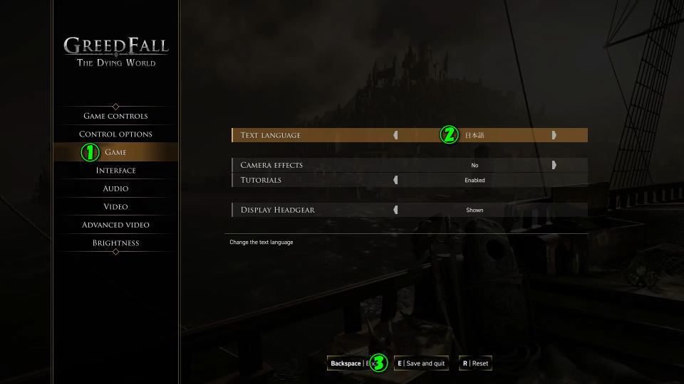 GreedFall: The Dying Worldを日本語化する方法-2