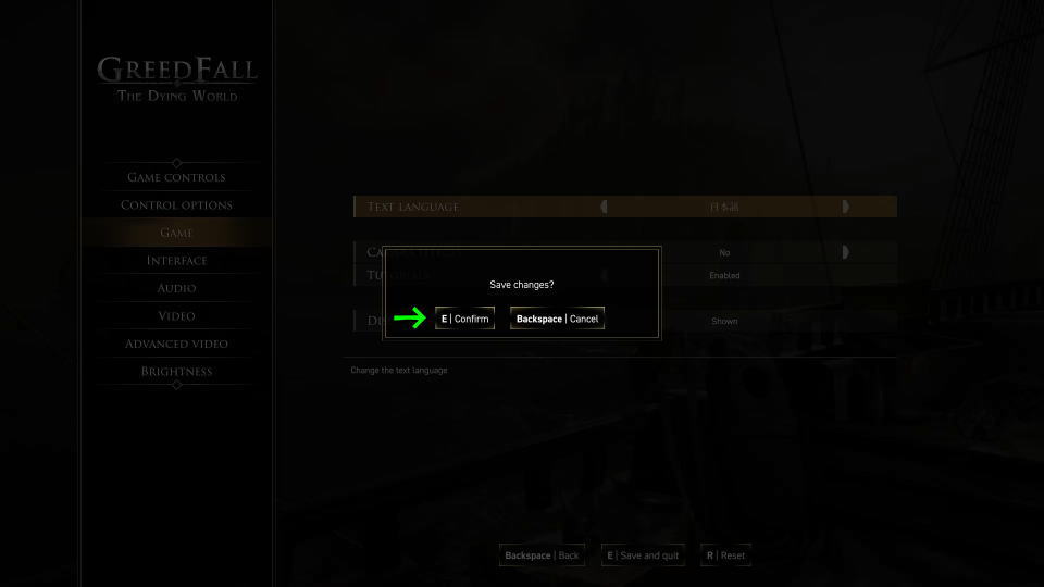 GreedFall: The Dying Worldを日本語化する方法-3