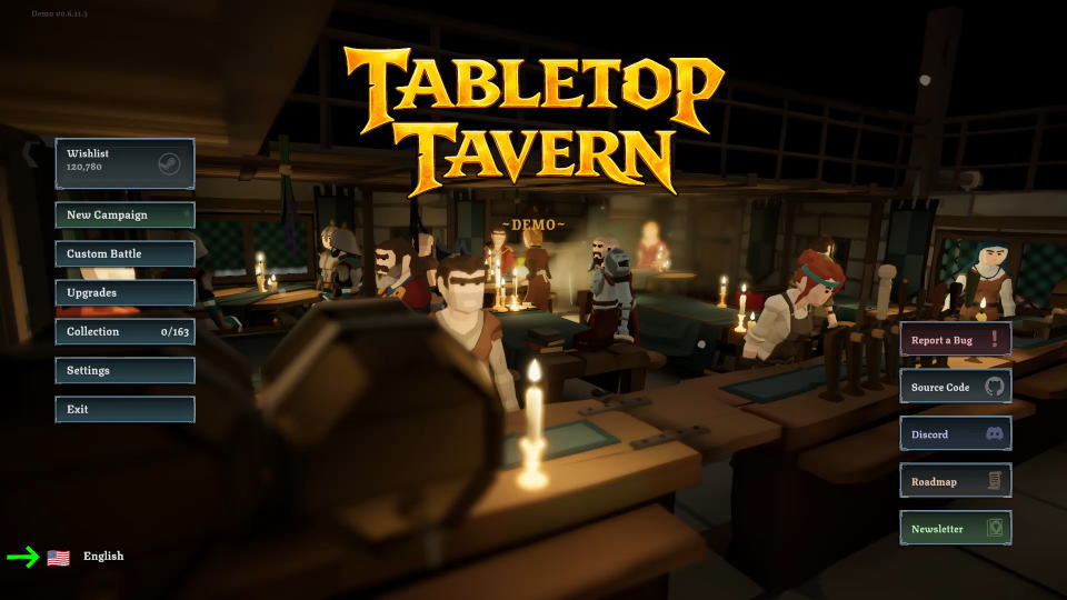 Tabletop Tavernを日本語化する方法