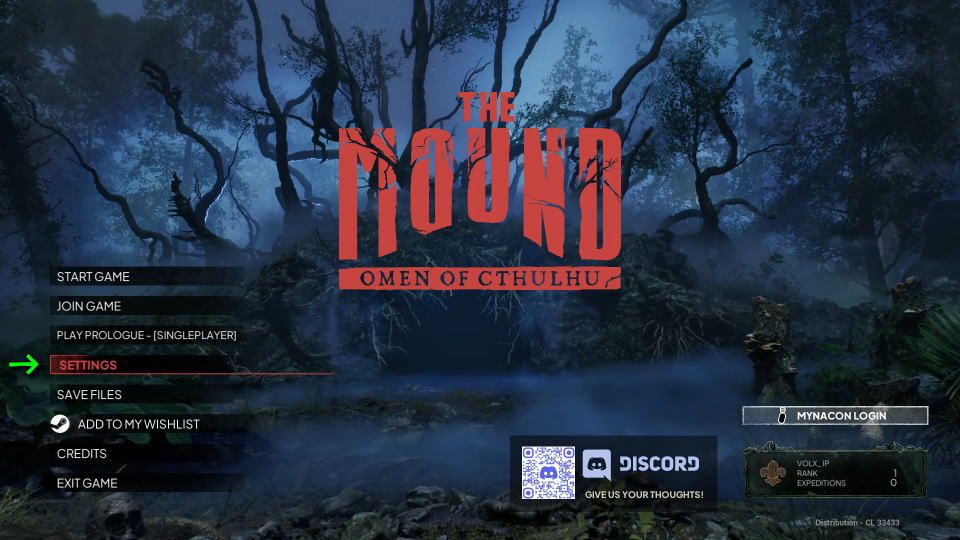 The Mound: Omen of Cthulhuを日本語化する方法