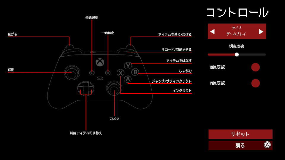 Shift At Midnightのコントローラー設定