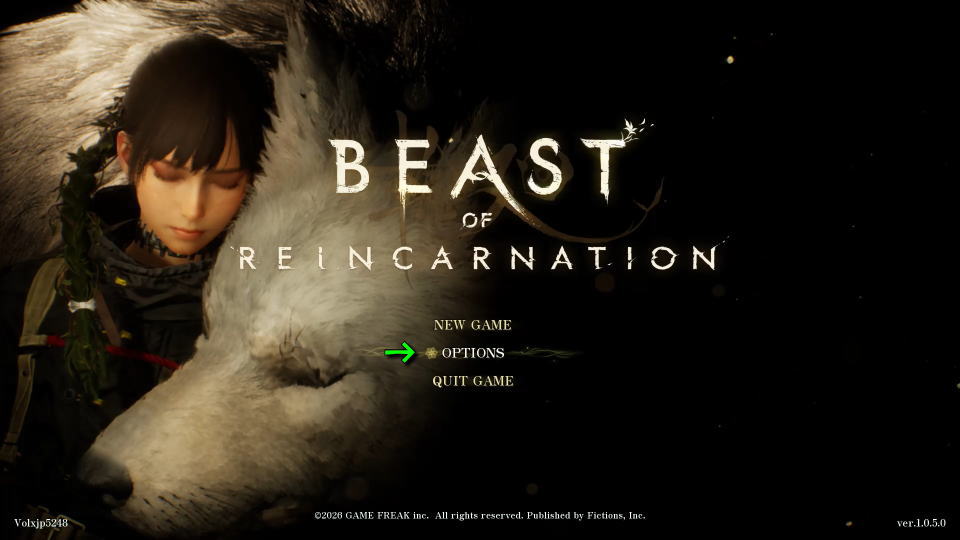 Beast of Reincarnationの操作を確認する方法