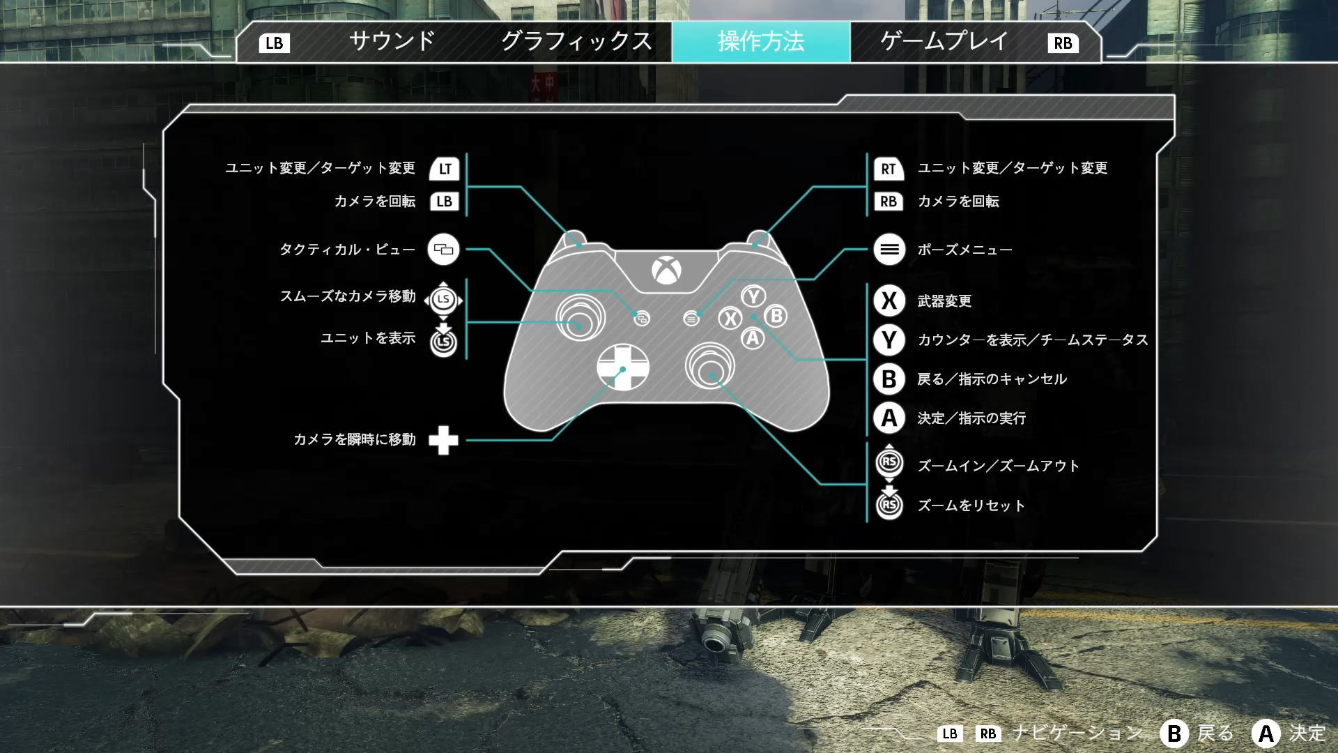 FRONT MISSION 3: Remakeのコントローラー設定