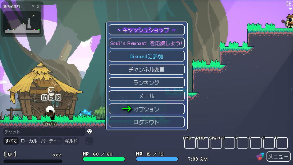 Soul's Remnantの操作を確認する方法-4