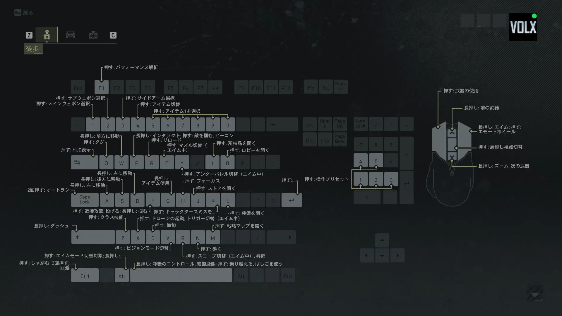 Tom Clancy's Ghost Recon Breakpointのキーボード設定-2