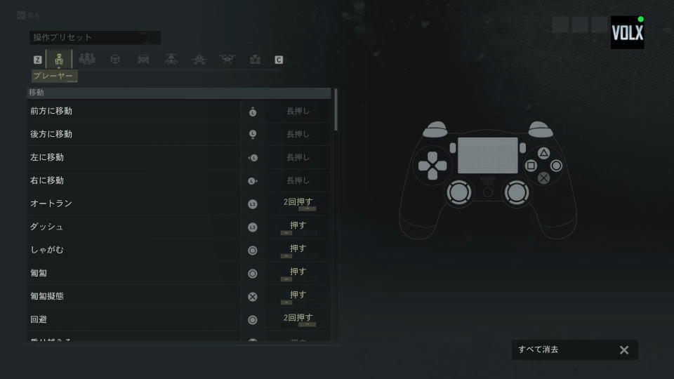 Tom Clancy's Ghost Recon Breakpointのコントローラー設定
