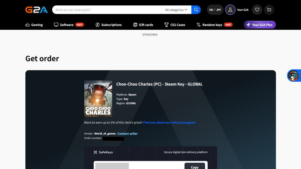 Choo-Choo Charlesの入手場所