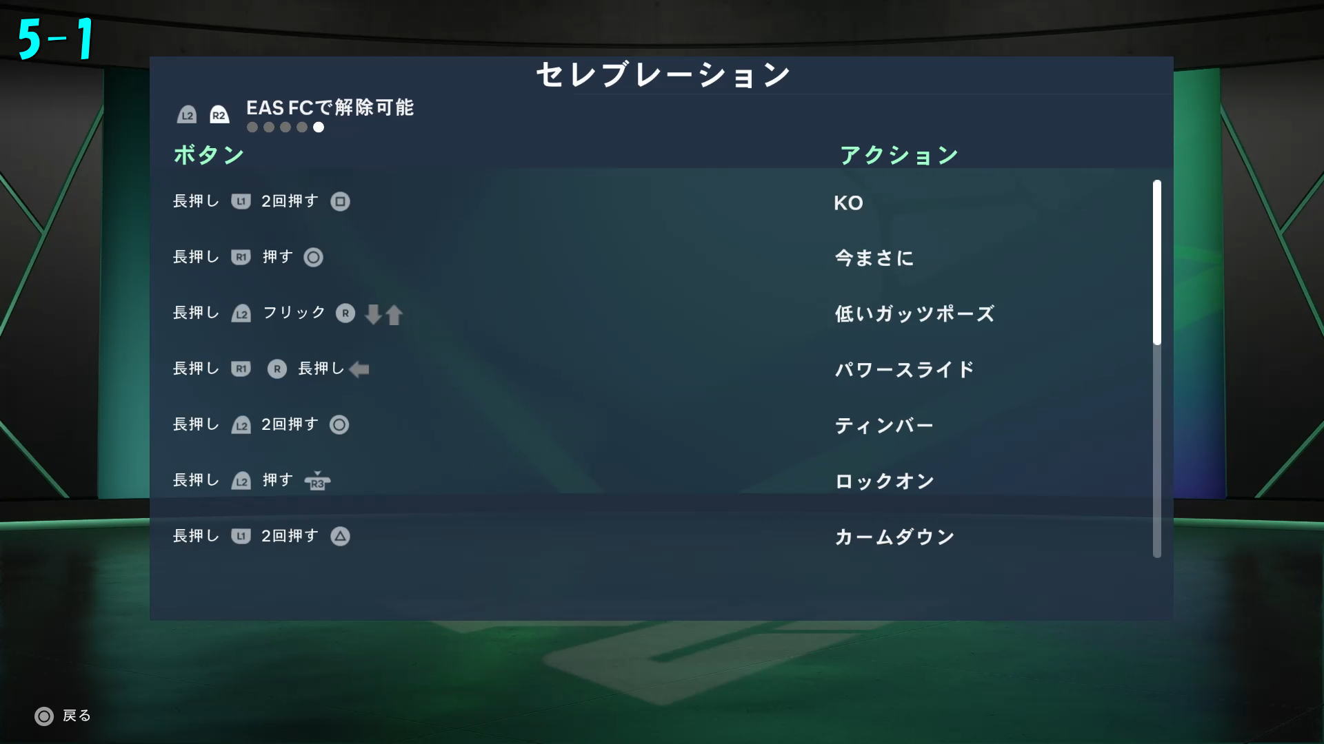 EAS FCで解除可能