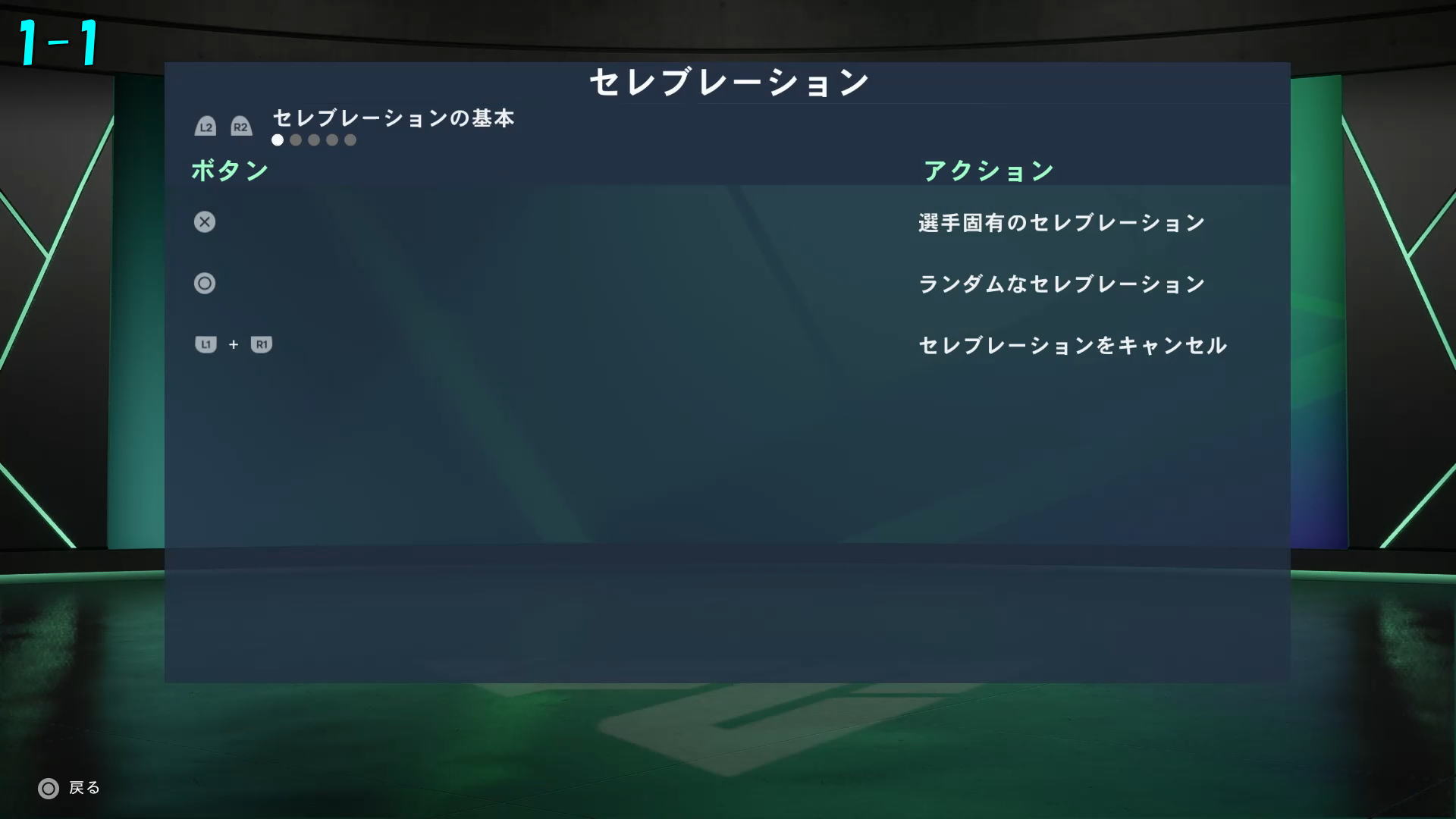 セレブレーションの基本