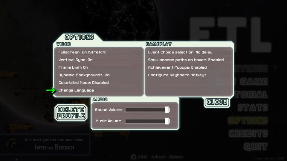 FTL: Faster Than Lightを日本語化する方法-2
