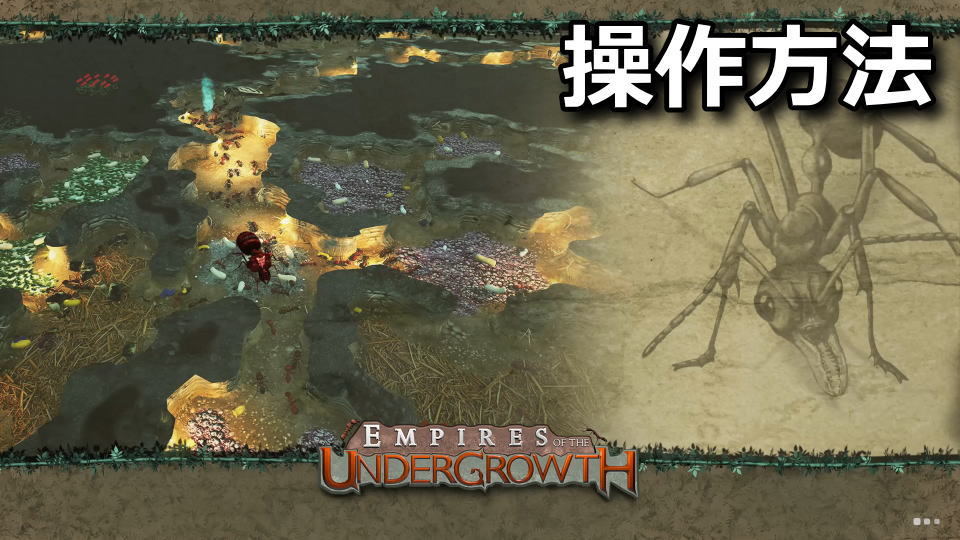 Empires of the Undergrowthの操作方法