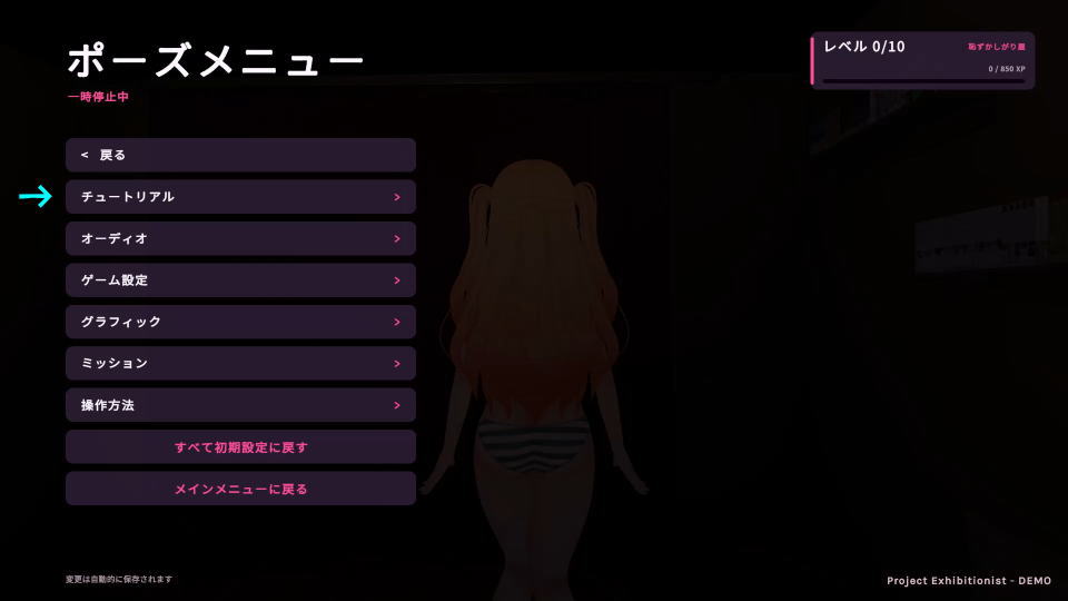 Project Exhibitionistのチュートリアル