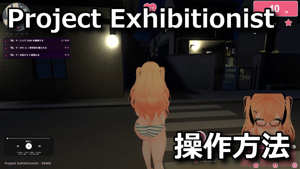 Project Exhibitionist:操作方法